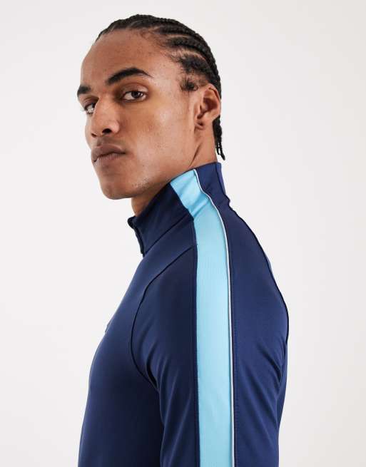 Nike Football Strike Dri-FIT long sleeve drill top in navy and blue, 4 of 5