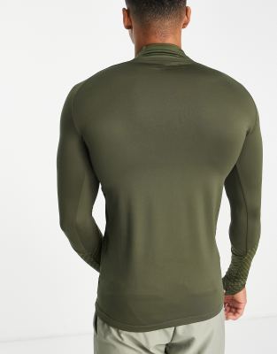 dri fit mock turtleneck long sleeve