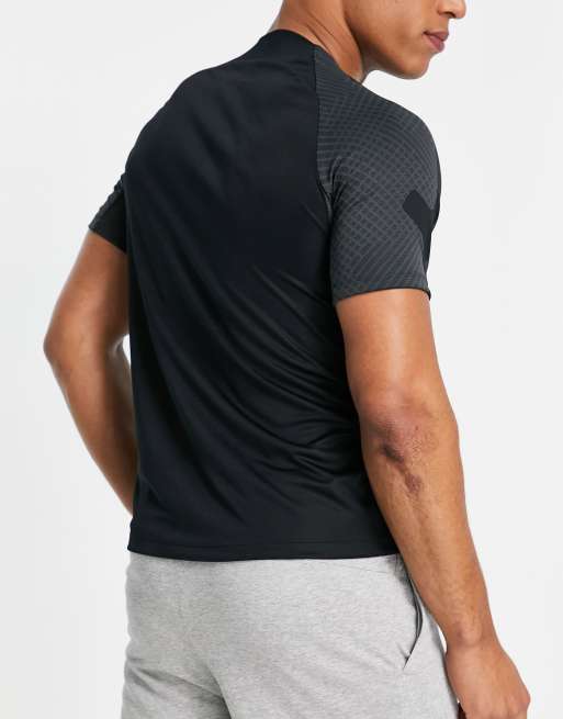 Nike Football - Strike Dri-FIT - T-shirt i sort og grå, 2 af 4