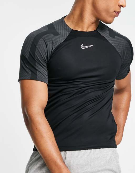 Nike Football - Strike Dri-FIT - T-shirt i sort og grå, 4 af 4