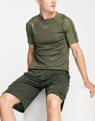 Nike Football Strike Dri-FIT t-shirt in khaki