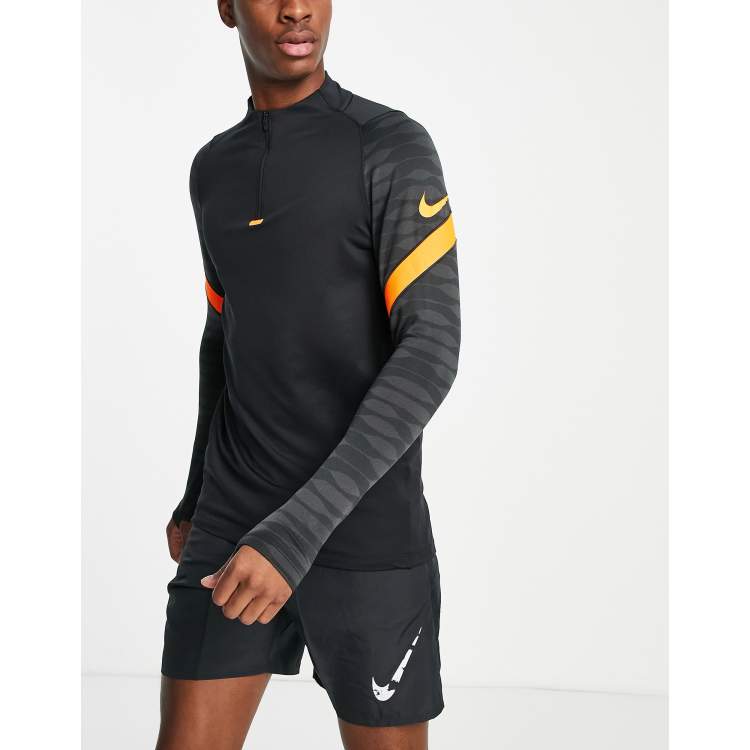 Nike Football Strike drill top in black