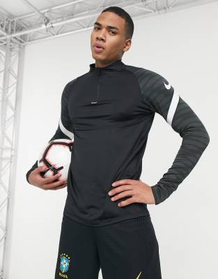 nike strike drill top black