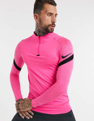 Nike Football strike drill top in pink 