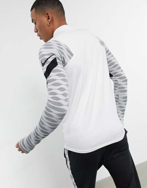 Nike drill hot sale top white