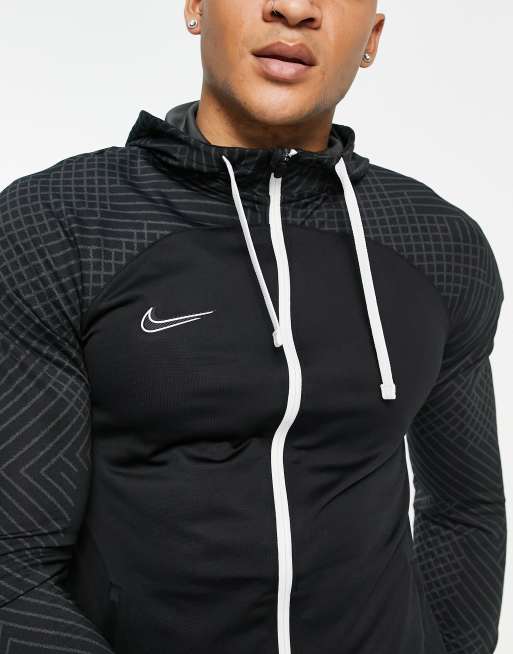 Nike Football Strike hooded track jacket in black ASOS