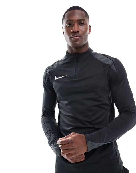 Nike Football - Strike - Sort sweatshirt med 1/4 lynlås - view 1