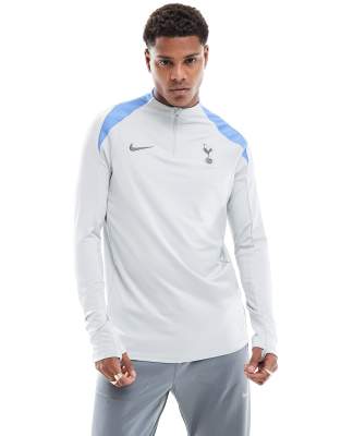 asos Nike Football Tottenham Hotspur FC Dri-FIT strike drill top in grey