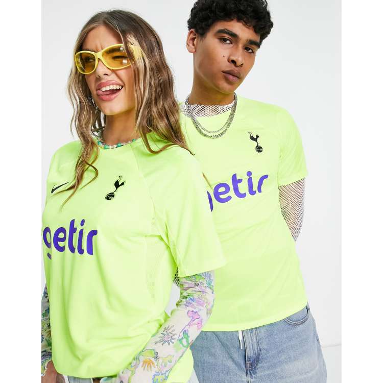 Nike Football Tottenham Hotspur F.C. unisex strike t-shirt in volt