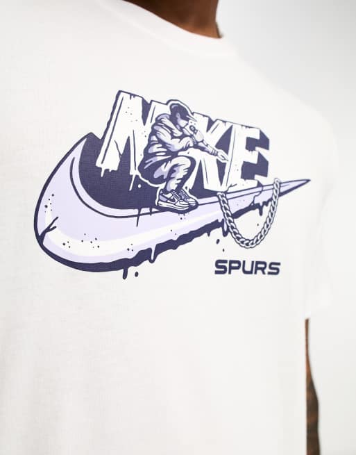 Men's Nike White Tottenham Hotspur Swoosh T-Shirt