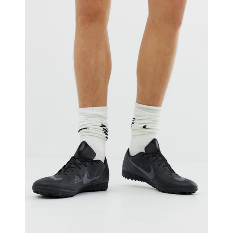 Nike Football vaporx 12 astro turf boots in grey