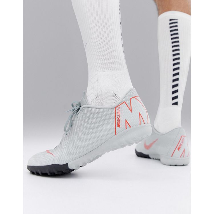 Nike Football VaporX 12 Pro Astro Turf Boots In Grey AH7388-060