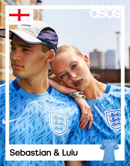 Nike Football Womens World Cup 23 England NT Stadium away jersey in blue