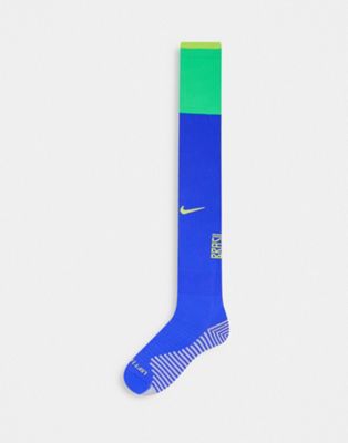 Nike Football World Cup 2022 Brazil unisex socks in blue