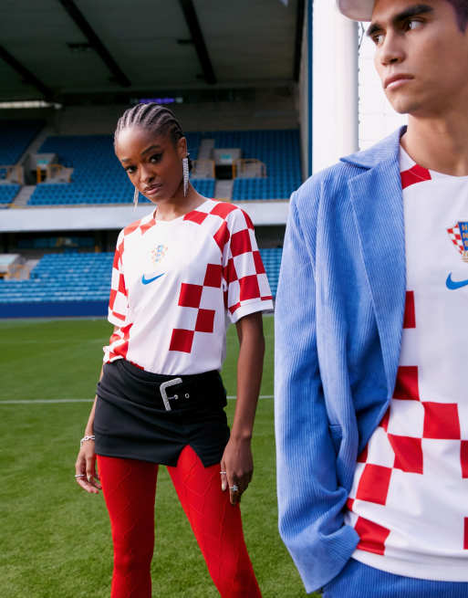 Nike Football World Cup 2022 Croatia unisex home jersey in white