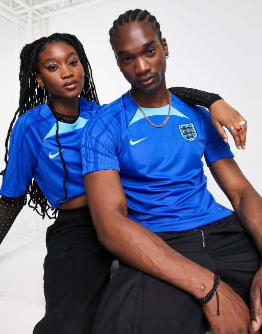 Nike Football - World Cup 2022 England - Blå unisex-T-shirt