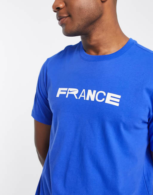 Nike Football - World Cup 2022 France - Uniseks T-shirt in marineblauw