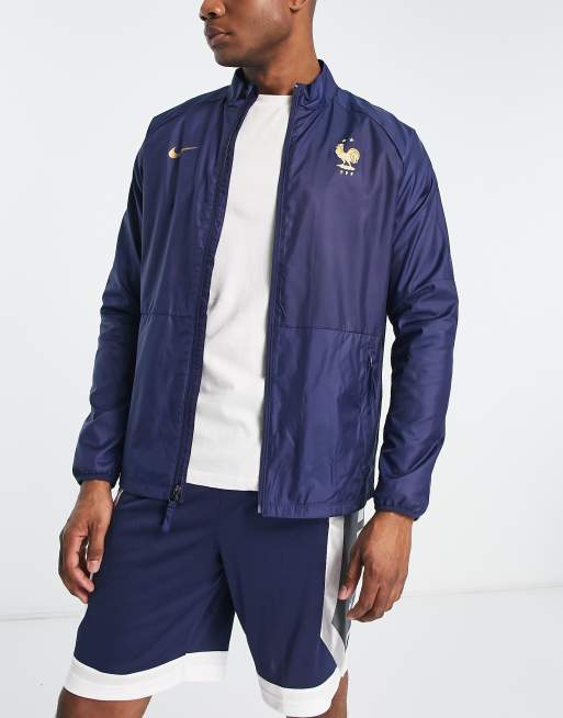 Nike Football - World Cup 2022 Frankrijk - Academy - Uniseks jack in marineblauw