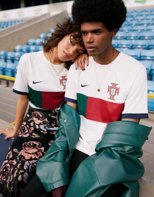 Nike Football World Cup 2022 Portugal unisex away jersey in off