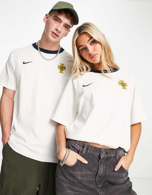 Nike Football – World Cup 2022 Portugal – Vit bortatröja i unisex-modell