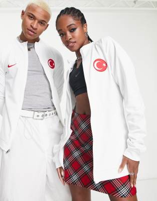 Nike Football World Cup 2022 Turkey unisex jacket in white - ASOS Price Checker