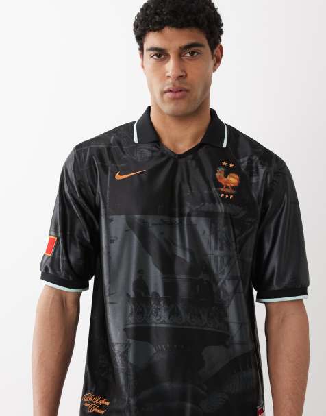 Nike France World Cup Energy short sleeve top in black