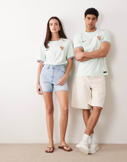 Nike - Frankrijk - World Cup 26 - Uitshirt in lichtgroen, 3 van 4