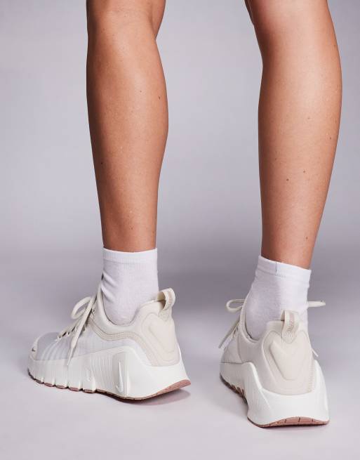 Nike Free Metcon 6 sneakers in ivory