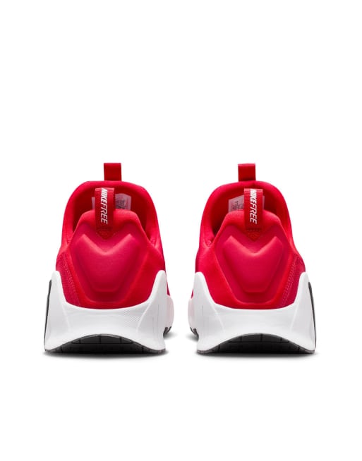 Nike Free Metcon 6 sneakers in red, 3 of 4