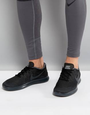 nike free run 2 triple black