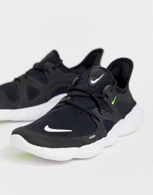 Nike free run 5.0 sneakers in black | ASOS