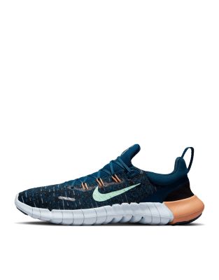 Nike Free Rn 5.0 2021 Running Shoe In Blue