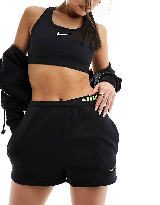 Nike - french terry shorts in black