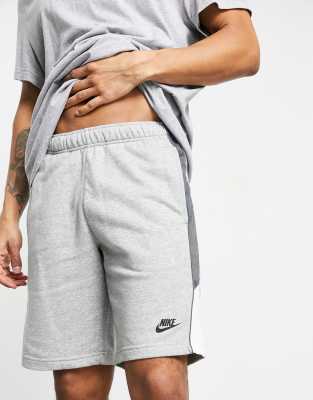 nike french terry shorts grey