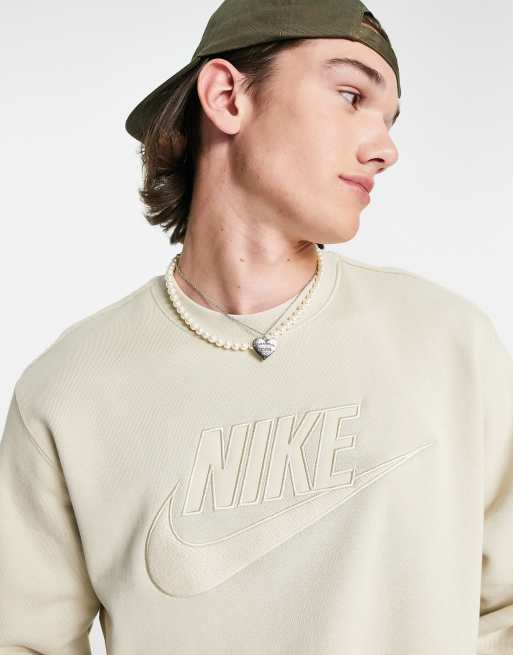 nike necklace crewneck