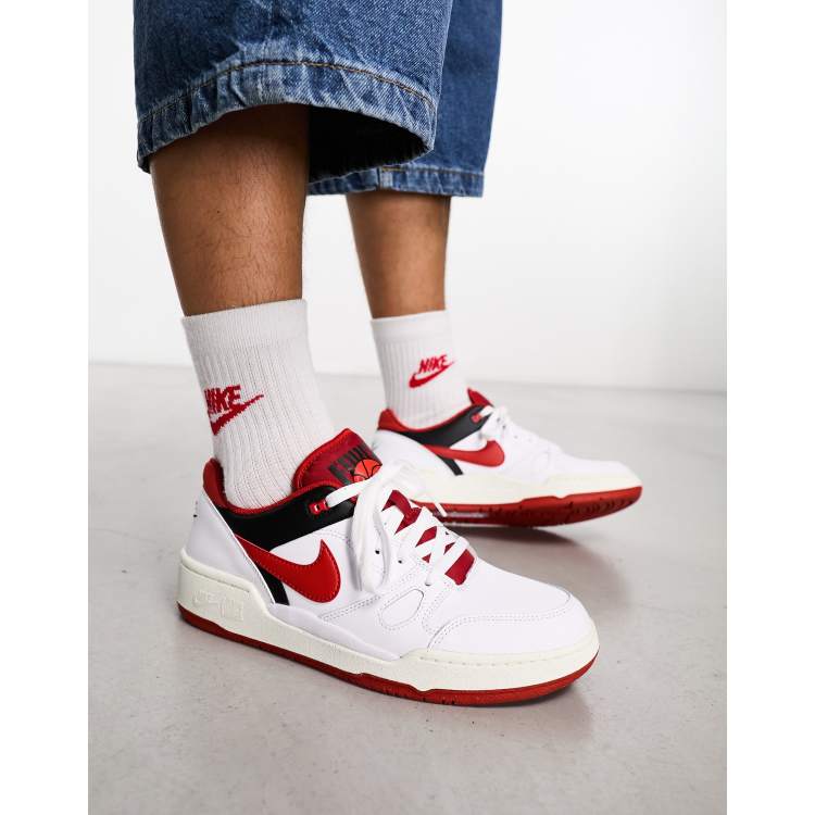 Basket nike best sale blanche et rouge