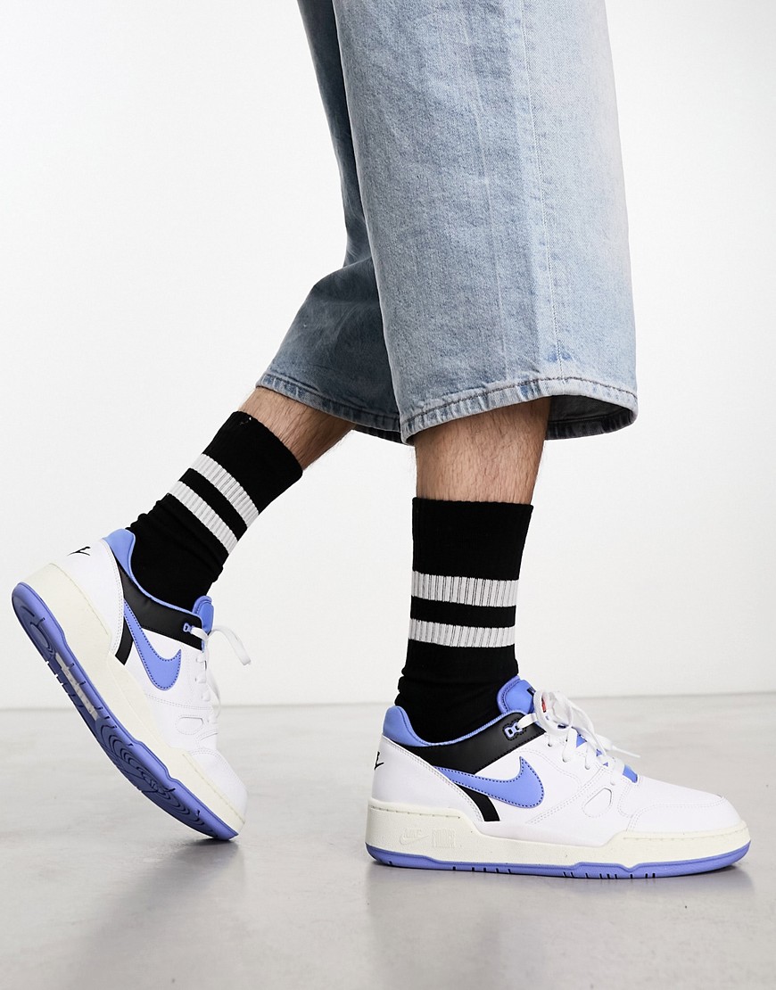 Nike Full Force Low trainers in blue and white