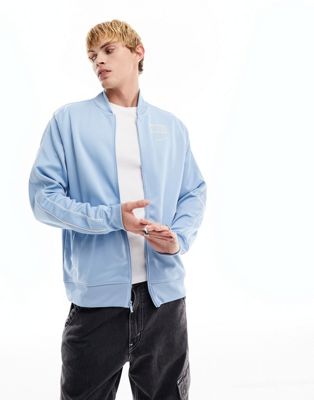 Nike full zip jacket in leche blue
