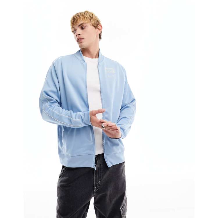 Nike bomber jacket store blue