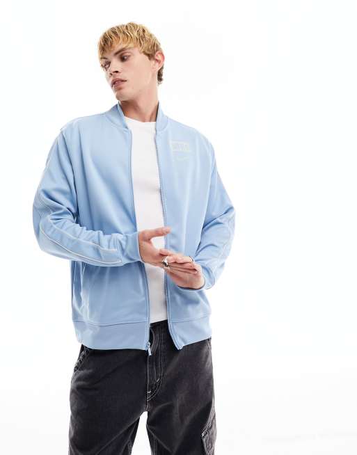 Asos navy outlet bomber jacket