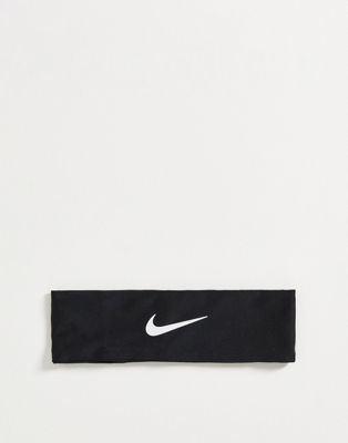 Nike Fury headband in black with white