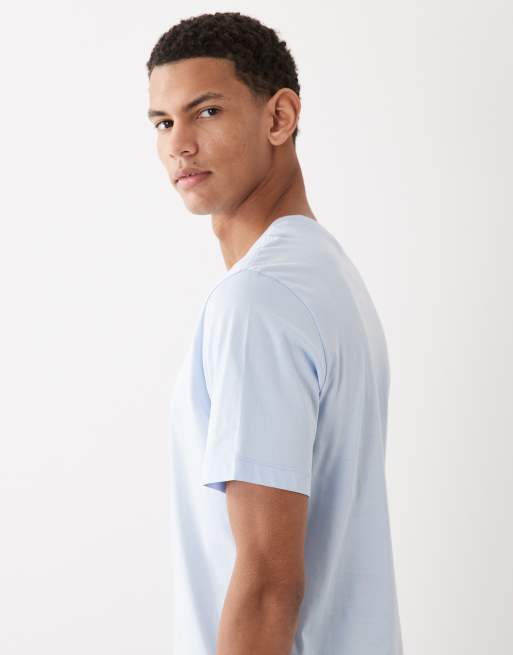 Nike Futbol central logo t-shirt in light blue, 3 of 5