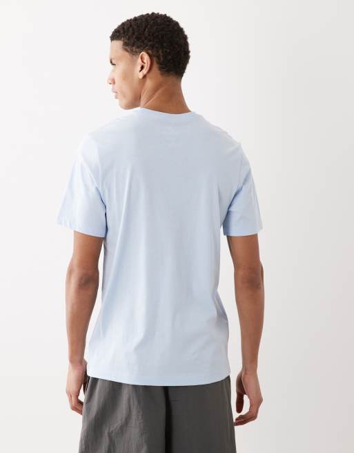 Nike Futbol central logo t-shirt in light blue, 5 of 5