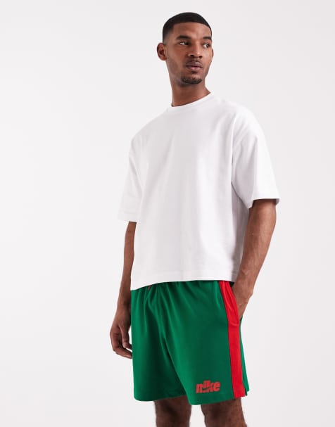 Nike Futbol woven shorts in green and red - view 1