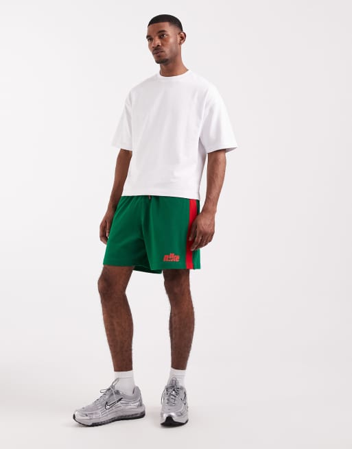 Nike Futbol woven shorts in green and red, 2 of 5