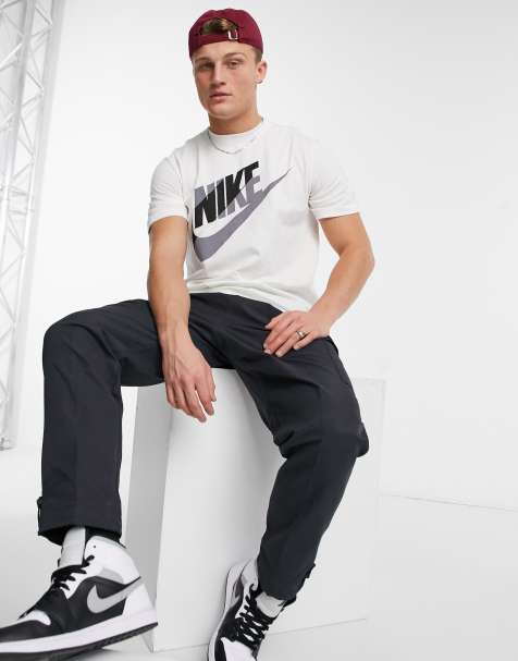 Nike Futura block logo t-shirt in white