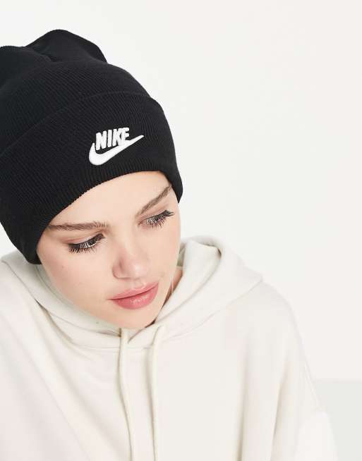 Nike - Bonnet à logo virgule - Noir