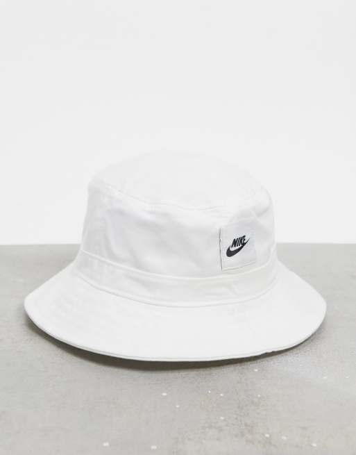 Nike Futura Core bucket hat in white ASOS