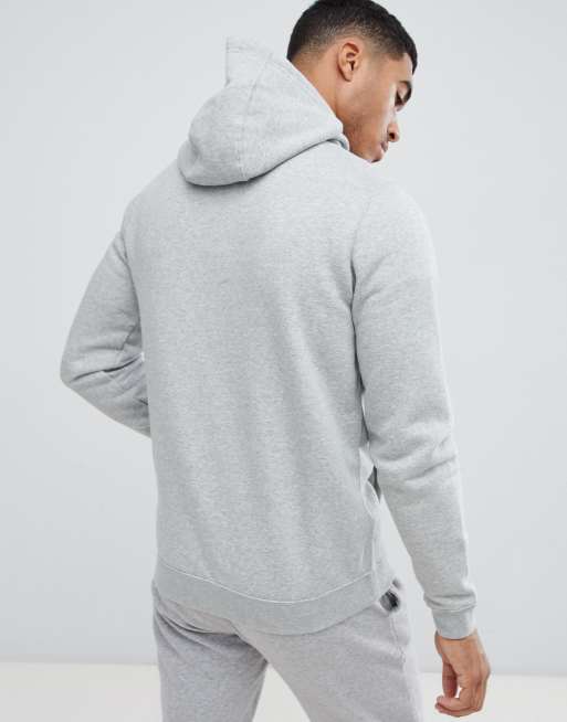 Nike - Futura - Felpa grigia con cappuccio, zip e logo 804389-063, 2 di 4