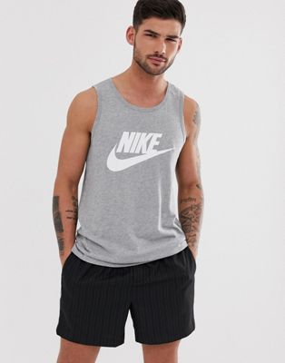 Nike – Futura – Grått linne med logga